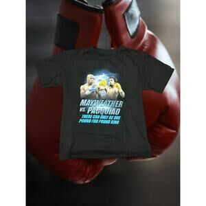 Mayweather vs Pacquiao t-shirt men sz L Team Pacquiao boxing merch